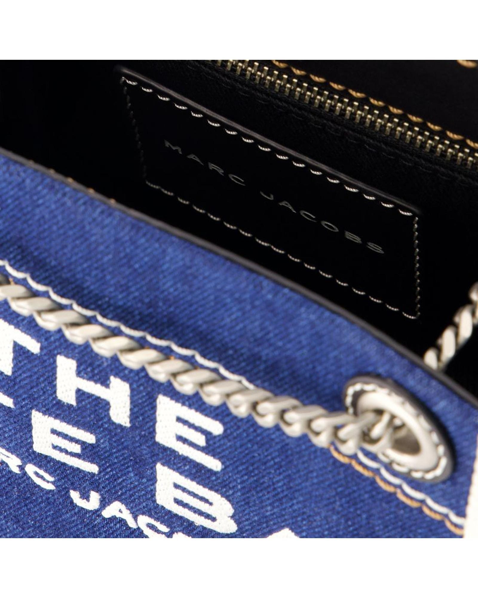 Marc Jacobs The Tote Bag Denim Tote Wo - Black | Black image 4