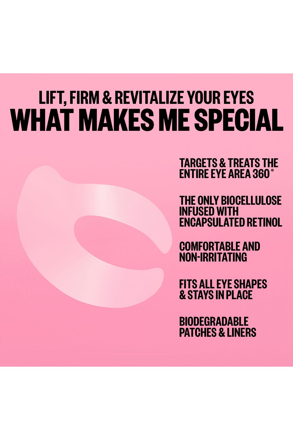 Peace Out Retinol Eye Lift Patches -5 Pairs Multi image 4