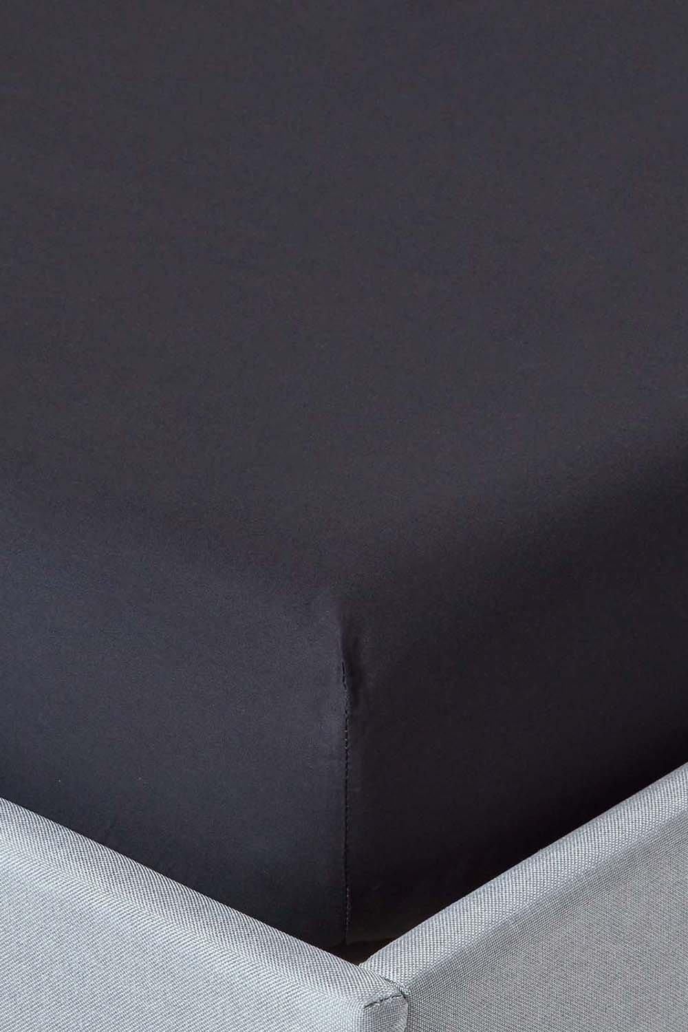 Homescapes Egyptian Cotton Fitted Sheet 12 inch 200 Thread Count image 1