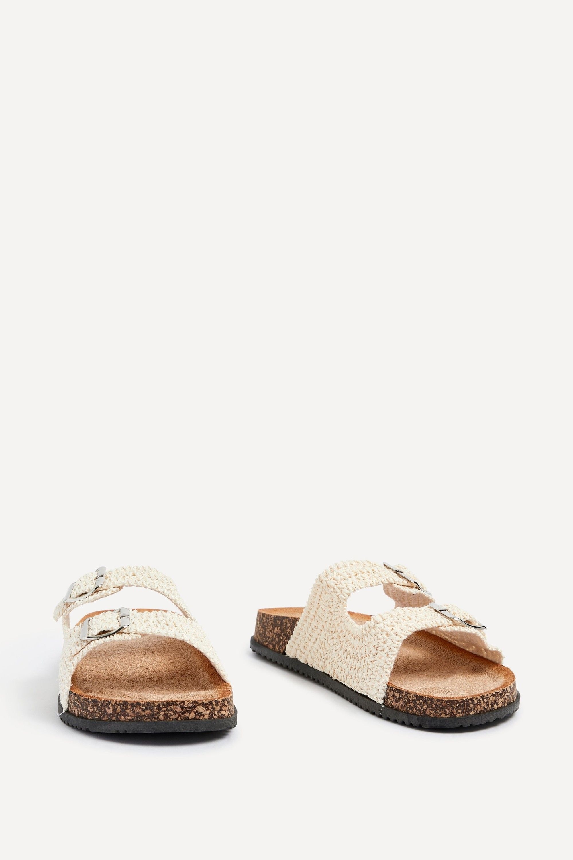 Linzi Brianna Beige Flat Sandals image 3