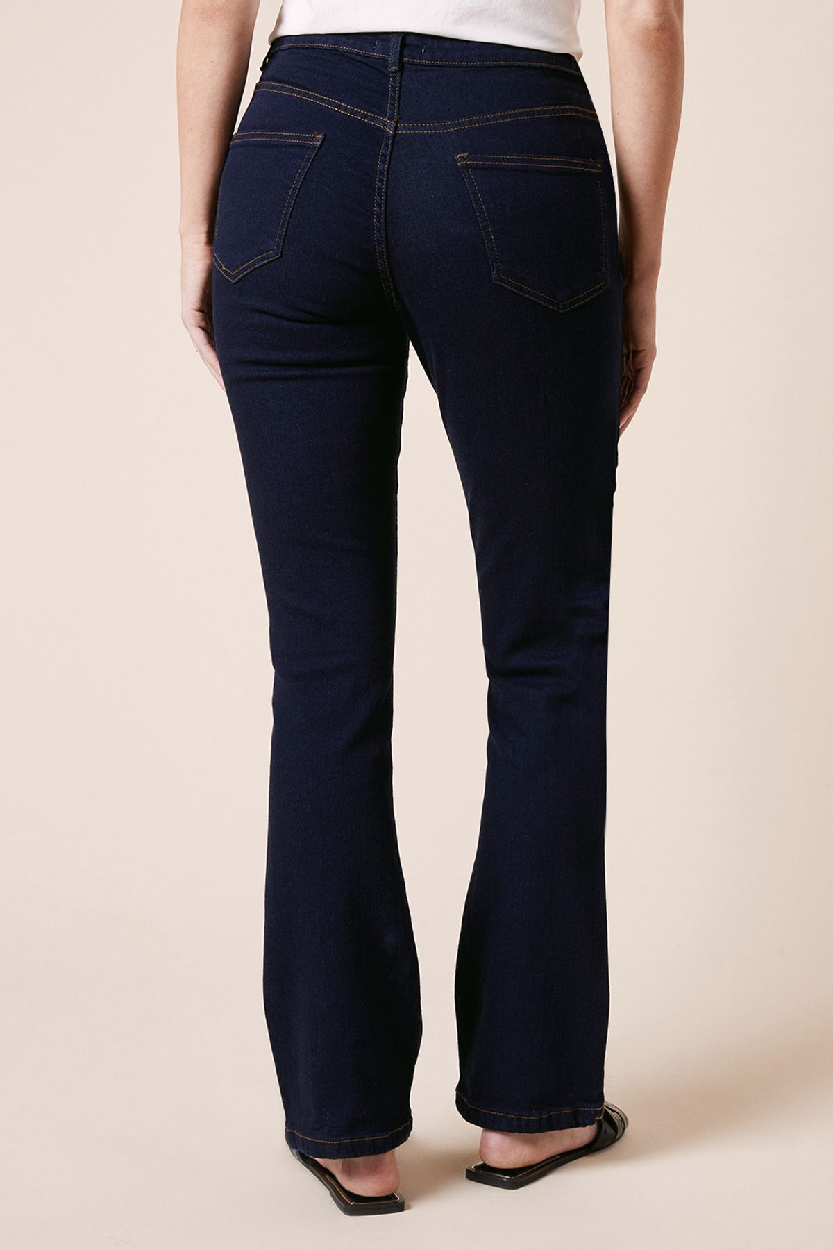 Dorothy Perkins Comfort Stretch Bootcut Jeans Indigo image 3