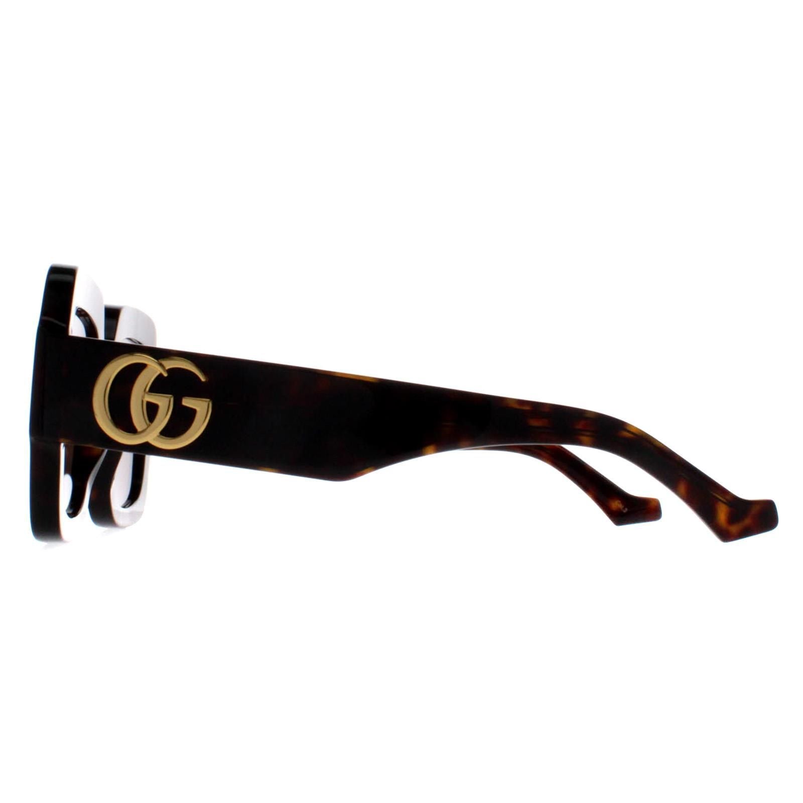 Gucci Square Havana Brown GG1547S image 4
