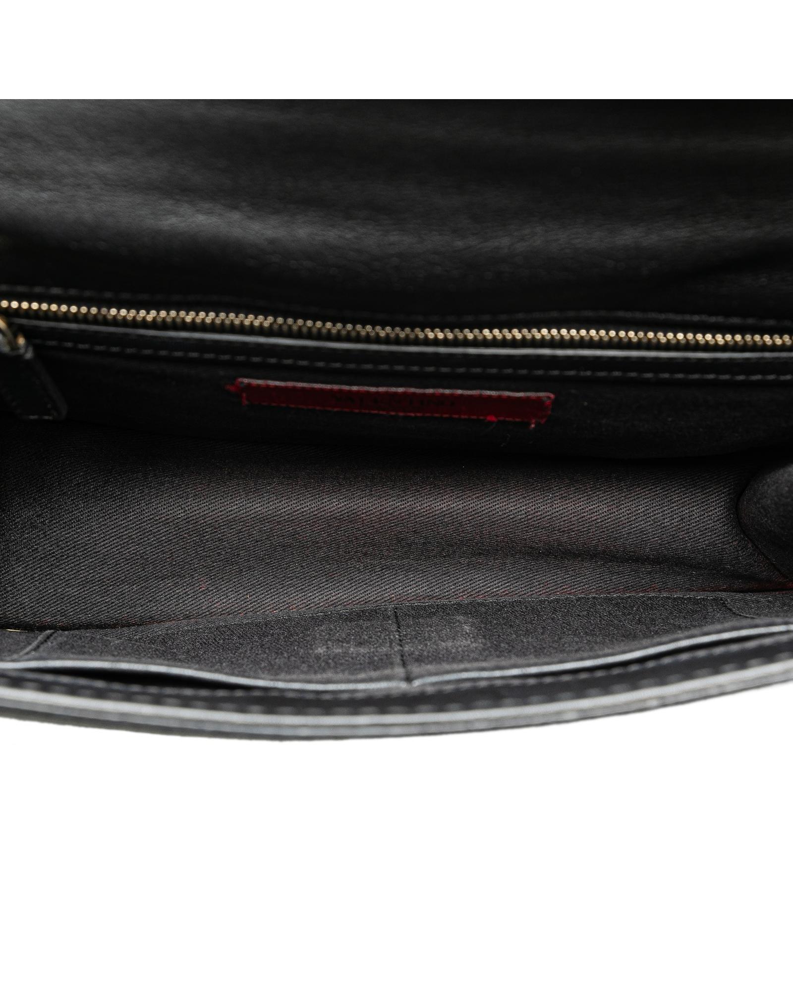 Valentino Preloved Rockstud Shoulder Bag Chain Strap Wo - Black Crossbody image 5