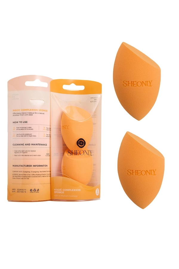 SHEONLY 2Pcs Makeup Sponge for Dry & Wet Dual-use