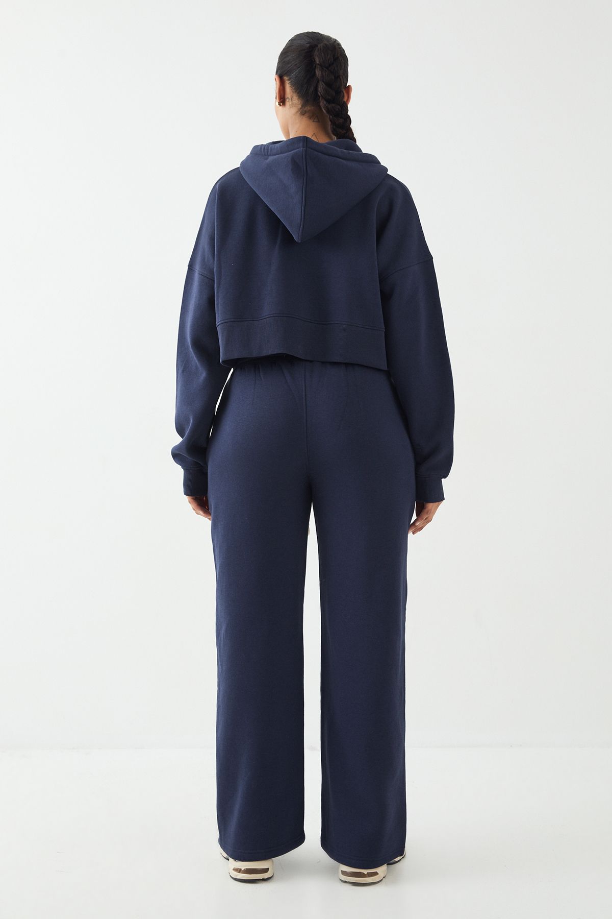 DSGN Studio DSGN Studio Contrast Drawcord Straight Leg Jogger Navy image 2