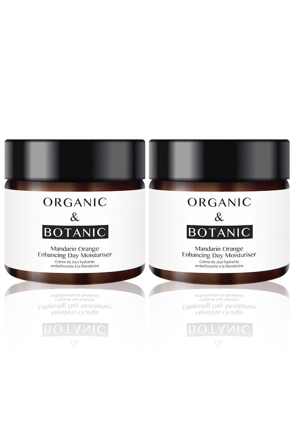 Organic & Botanic Mandarin Orange Enhancing Day Moisturiser 50ml x 2 Duo Set