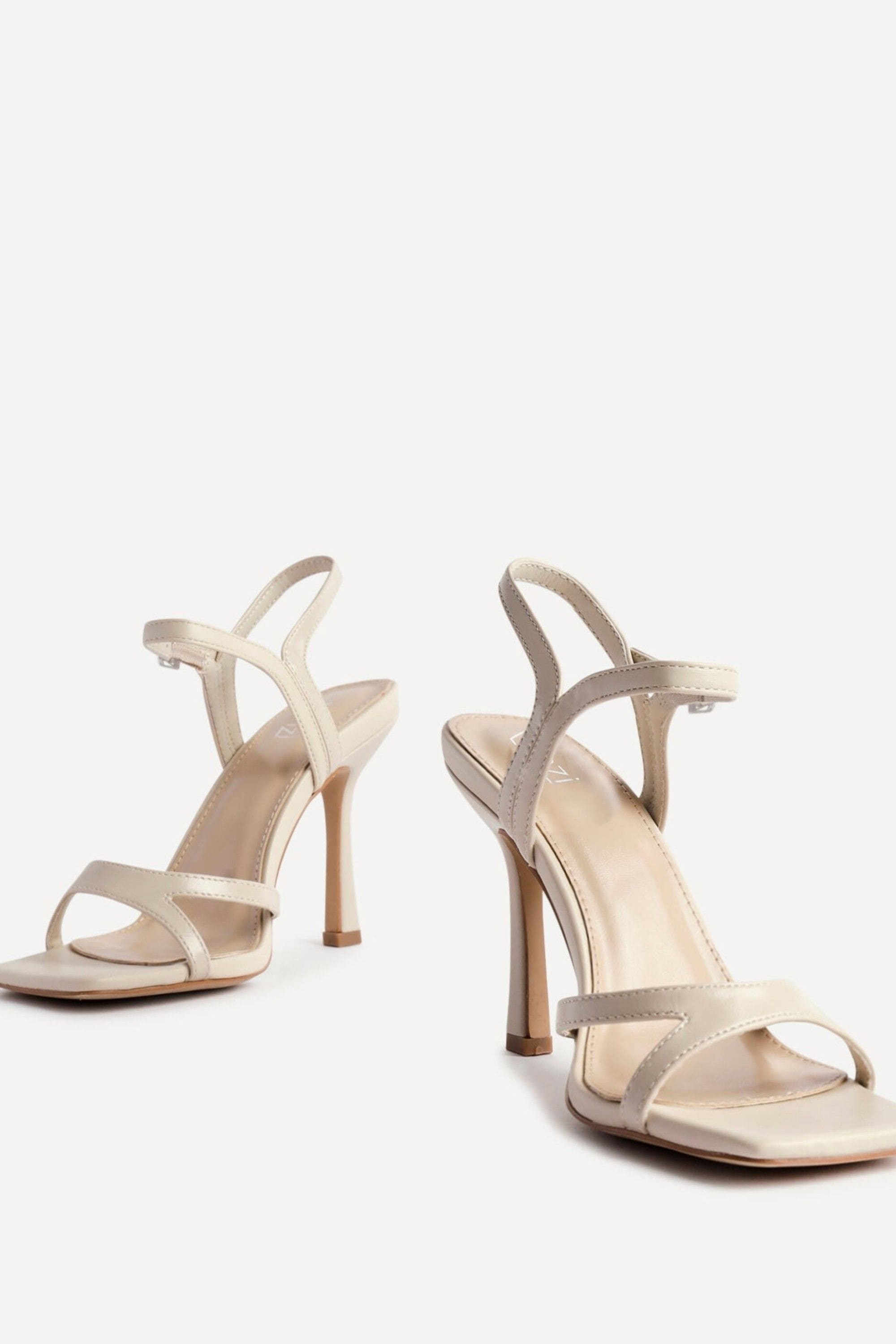 Linzi Empress Nude Faux Leather Heels image 5