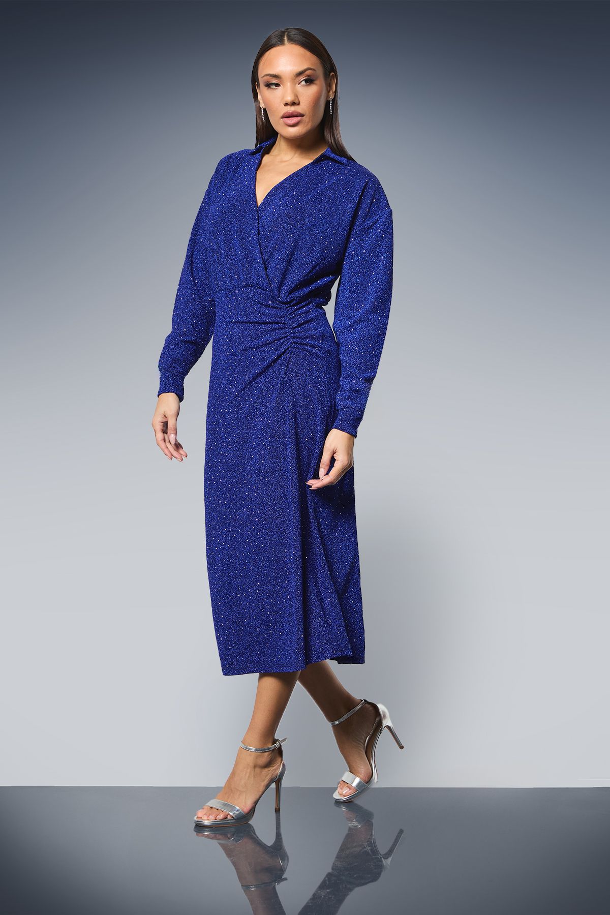 Principles Blue Hot Fix Jersey Shirt Dress Blue image 1