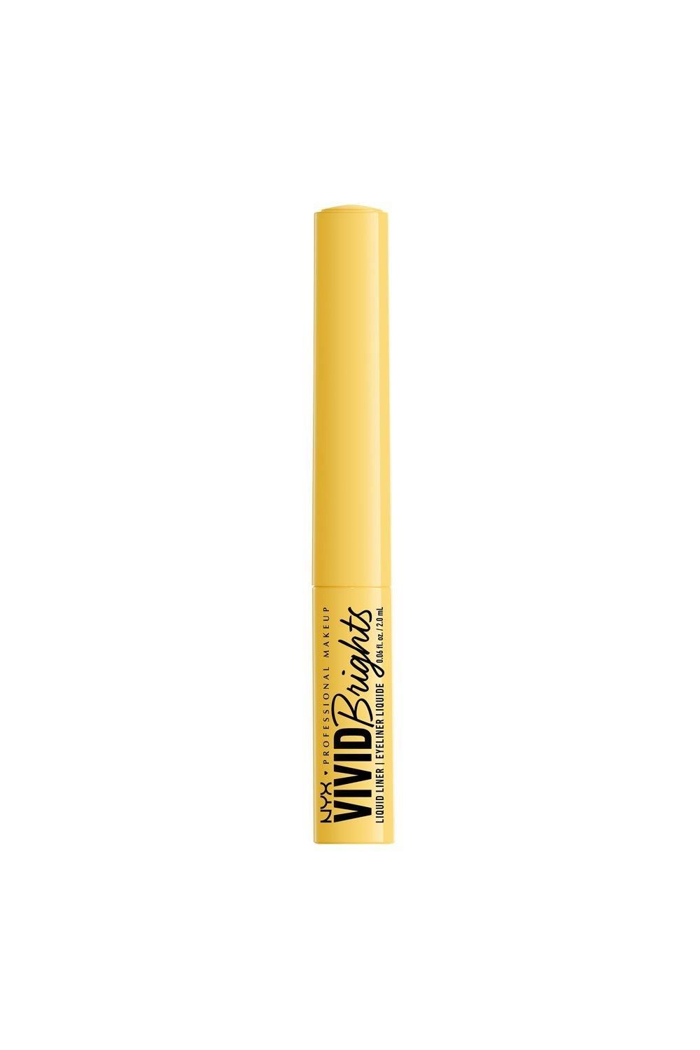NYX Professional Makeup Vivid Brights Liquid Eyeliner Had Me At Yellow image 3