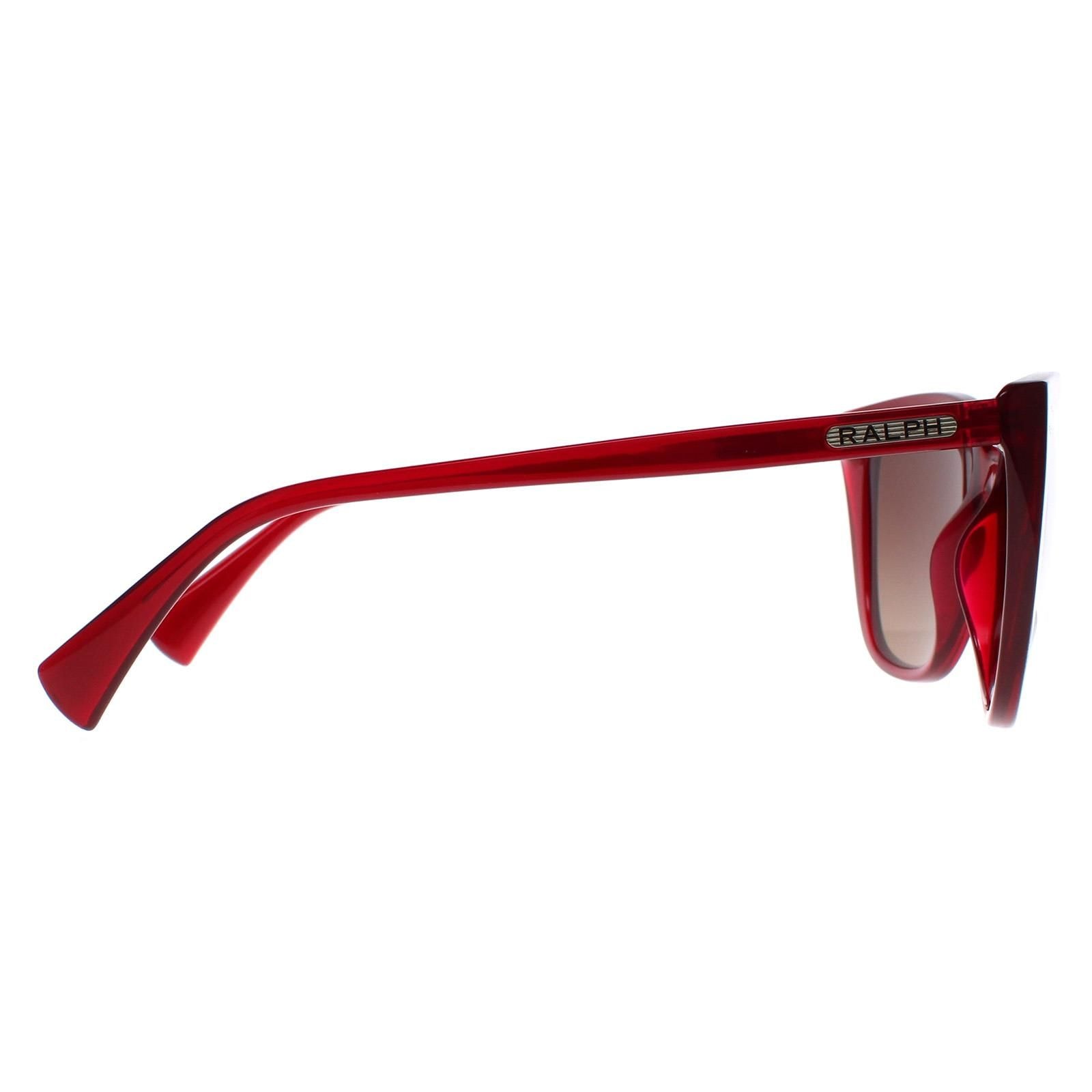 Ralph by Ralph Lauren Butterfly Transparent Bordeaux Light Brown Gradient Polarized RA5274 image 4