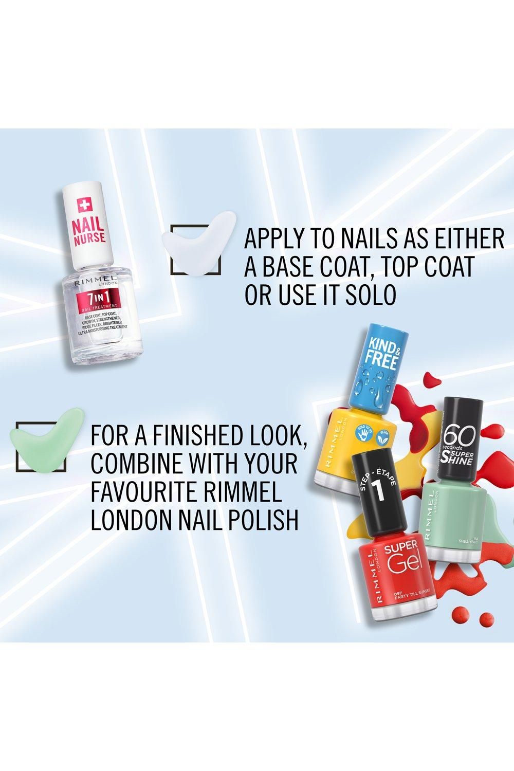 Rimmel London Nail Care 7 in 1 Multi Benefit Base & Top Coat Multi image 9