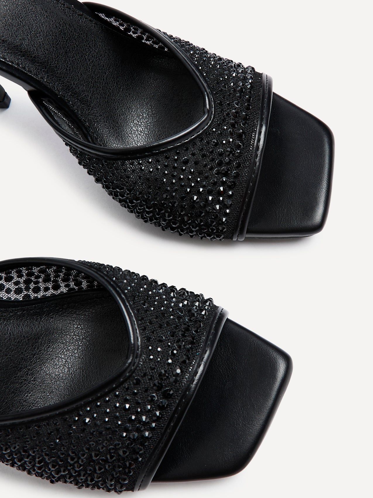 Linzi Erica Black Faux Leather Stiletto Heel image 5