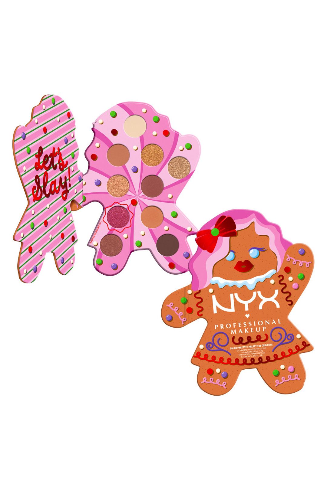 NYX Professional Makeup Holiday Gingerbaddie Eyeshadow Palette Multi image 5