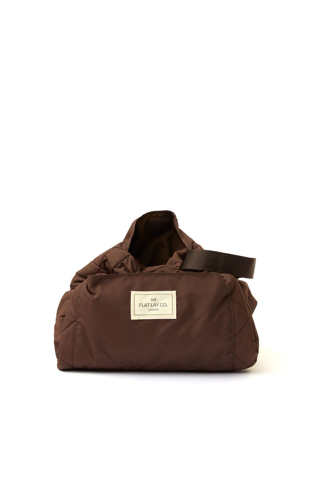 The Flat Lay Co Drawstring Makeup Bag - Espresso Multi image 3