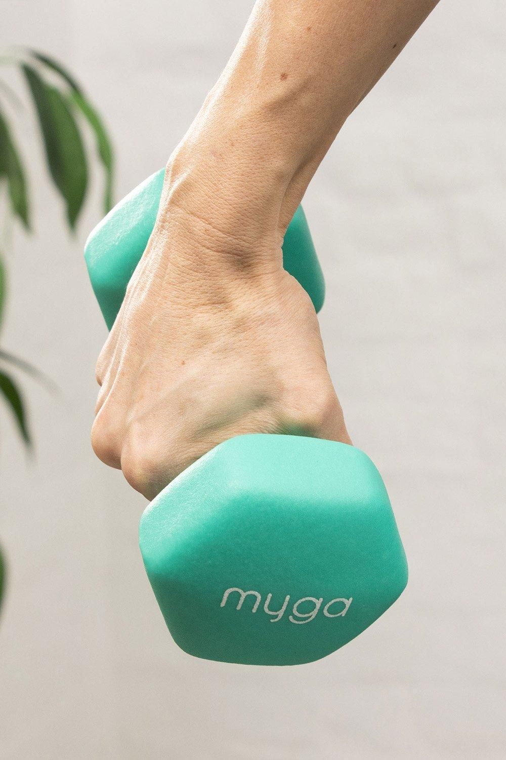 Myga Hexagonal Dumbbell - 3kg Pair image 3
