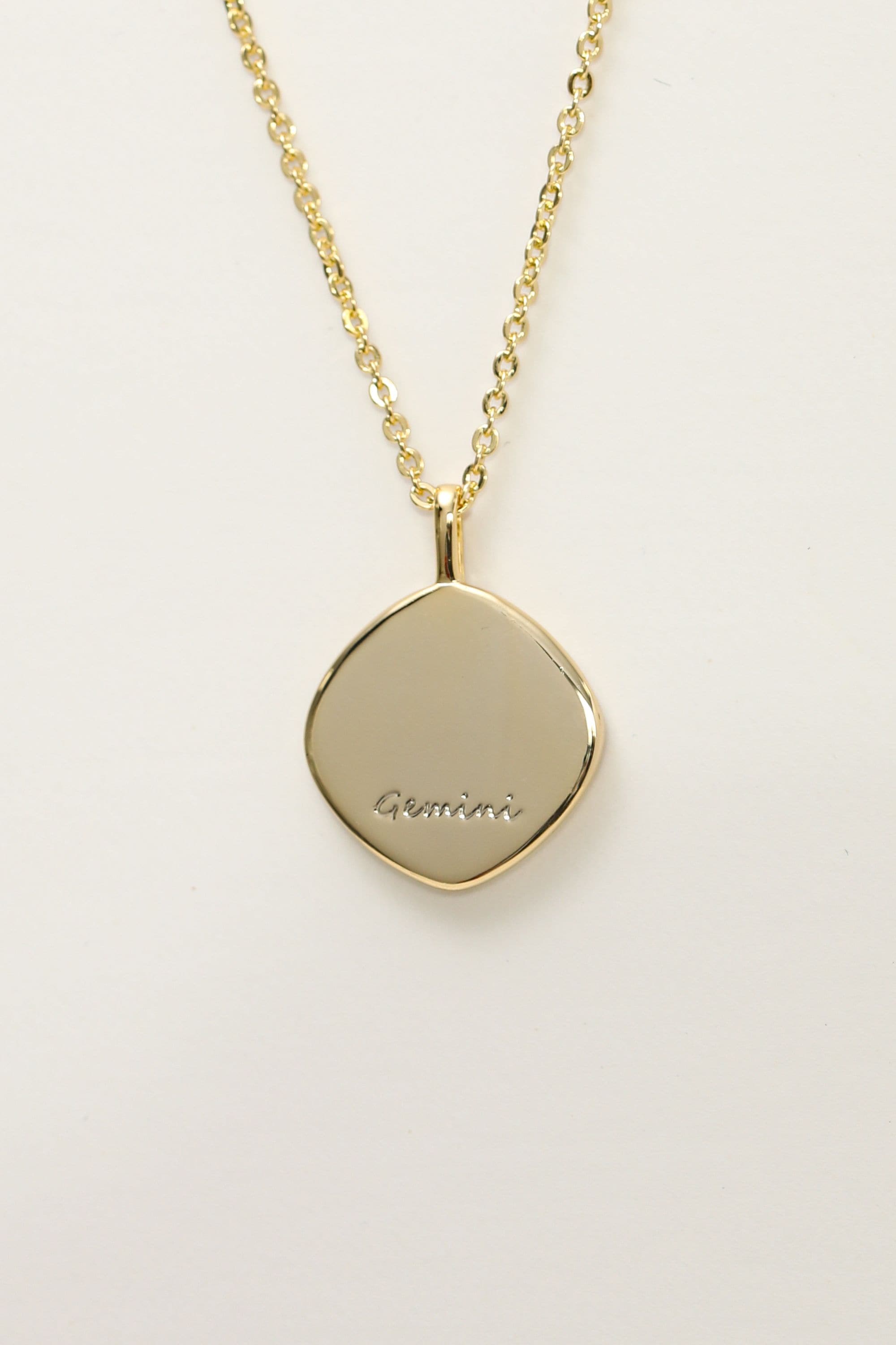Jon Richard Gold Plated Molten Horoscope Pendant - Gemini image 3