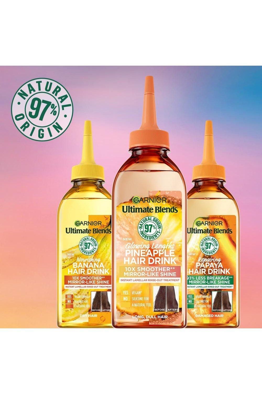 Garnier Ultimate Blends Nourishing Banana Hair Drink Liquid Conditioner for Dry Hair Multi image 3