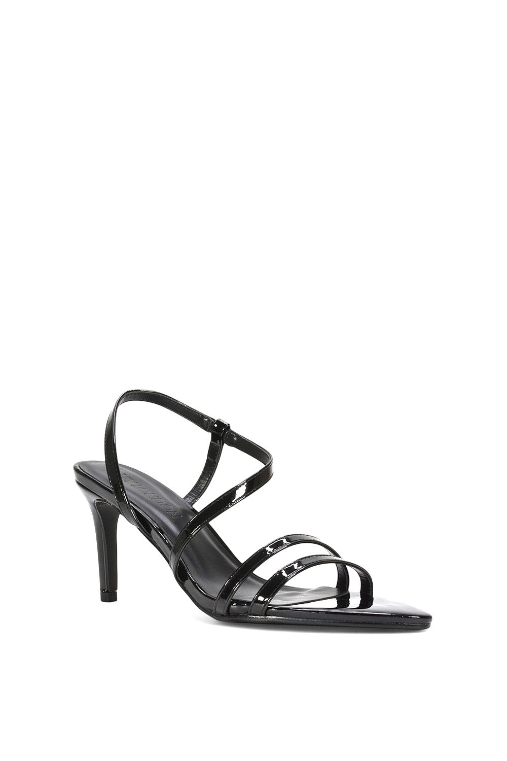 XY London 'Theodora' Strappy Pointed Toe Stiletto Heel Sandal Shoes image 2