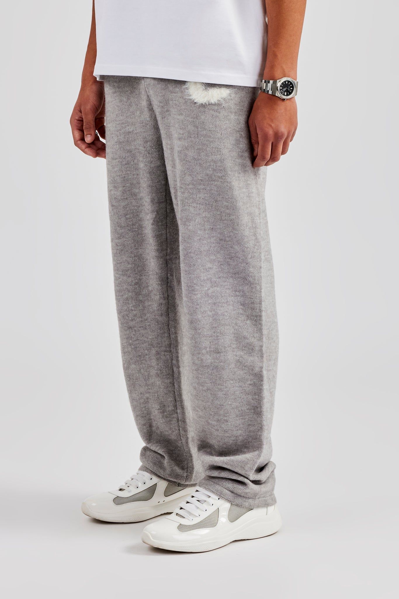Cernucci Fluffy Intarsia C Jogger - Grey image 1