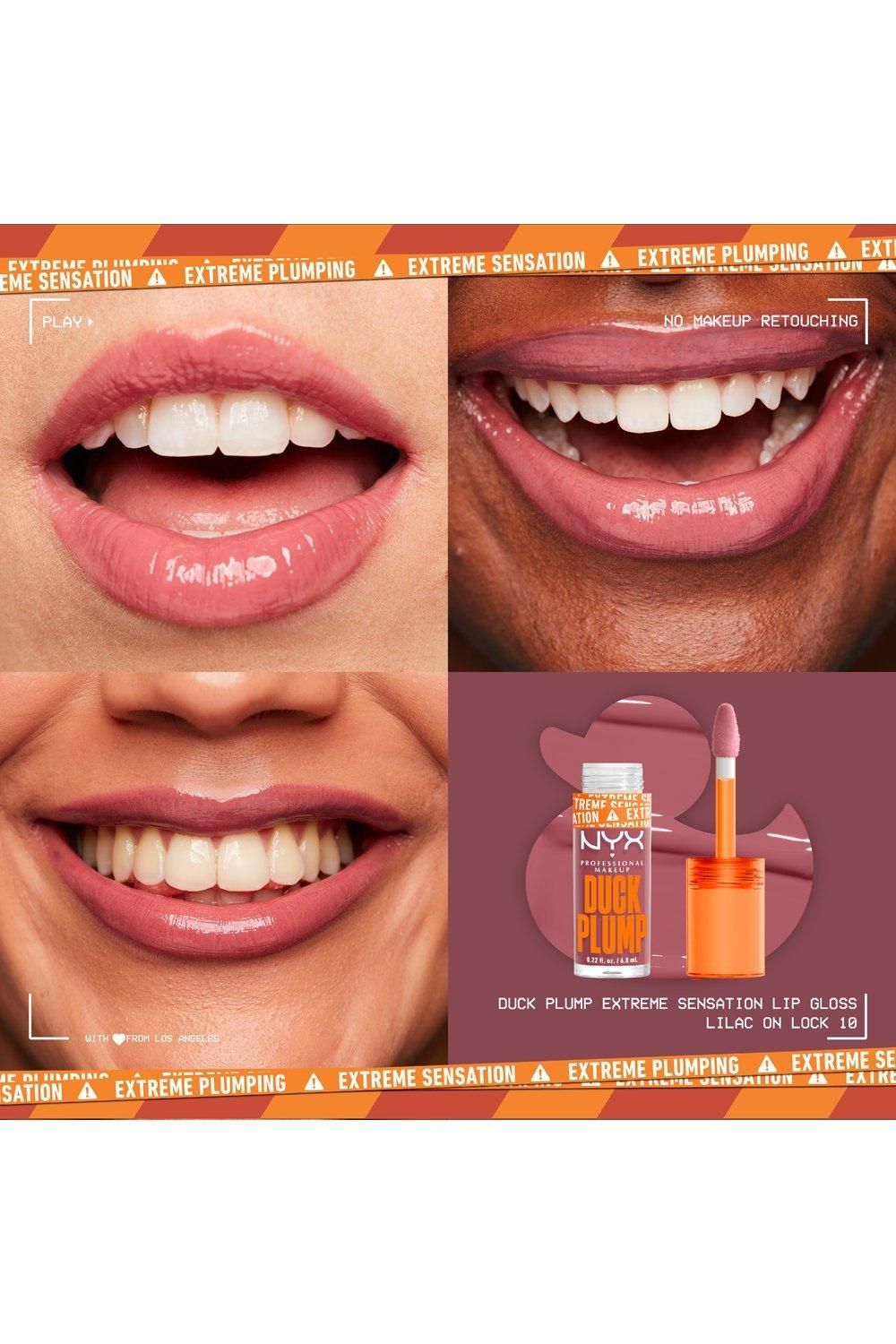 NYX Professional Makeup Duck Plump Lip Plumping Gloss Lilac On Lock image 5