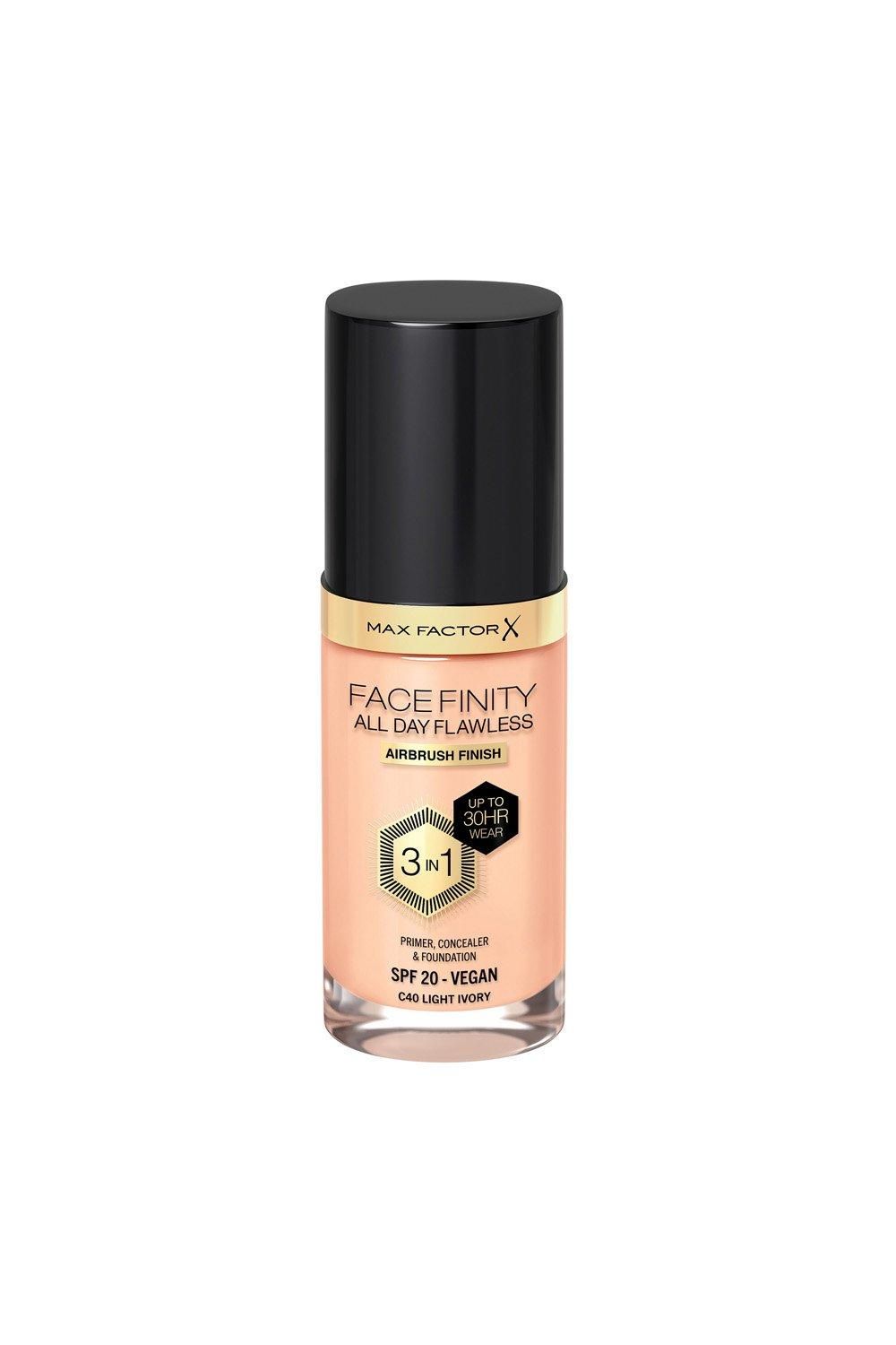 Max Factor Facefinity All Day Flawless 3 in 1 Vegan Foundation Light Ivory image 2