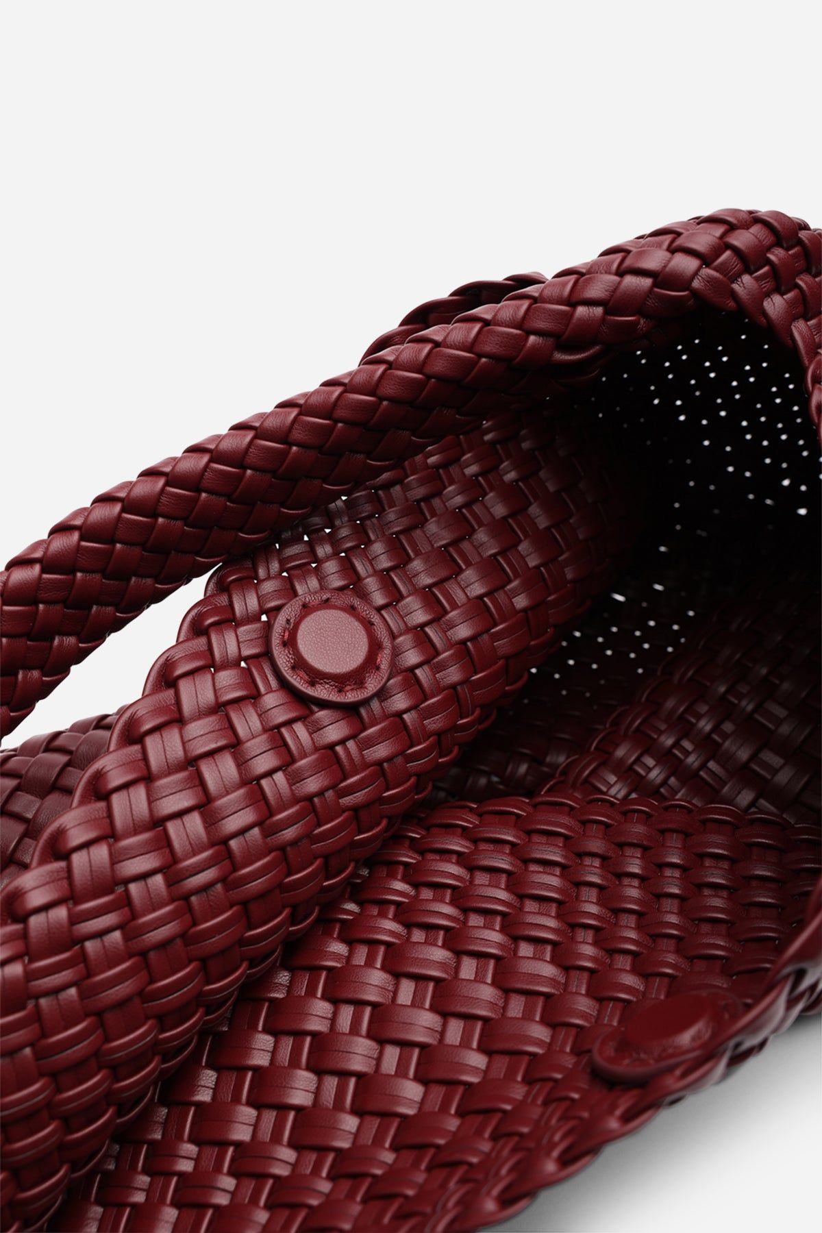 Where's That From 'Stone' Weave Detail Faux Leather Shoulder Bag image 6