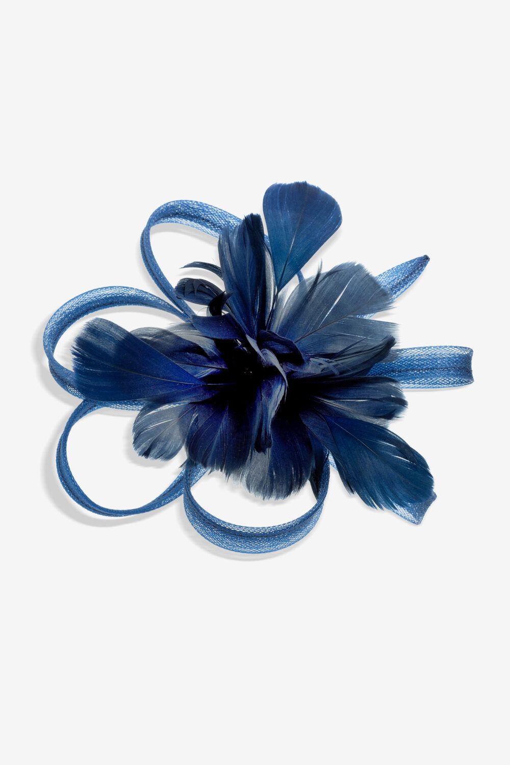 Jon Richard Navy Floral Clip Fascinator