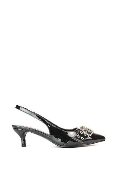 XY London 'Lisa' Mid Stiletto Court Shoe Heels With A Pointed Toe