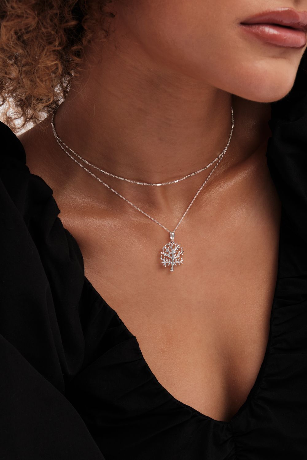 Simply Silver Sterling Silver 925 Tree of Love Pendant Necklace image 6