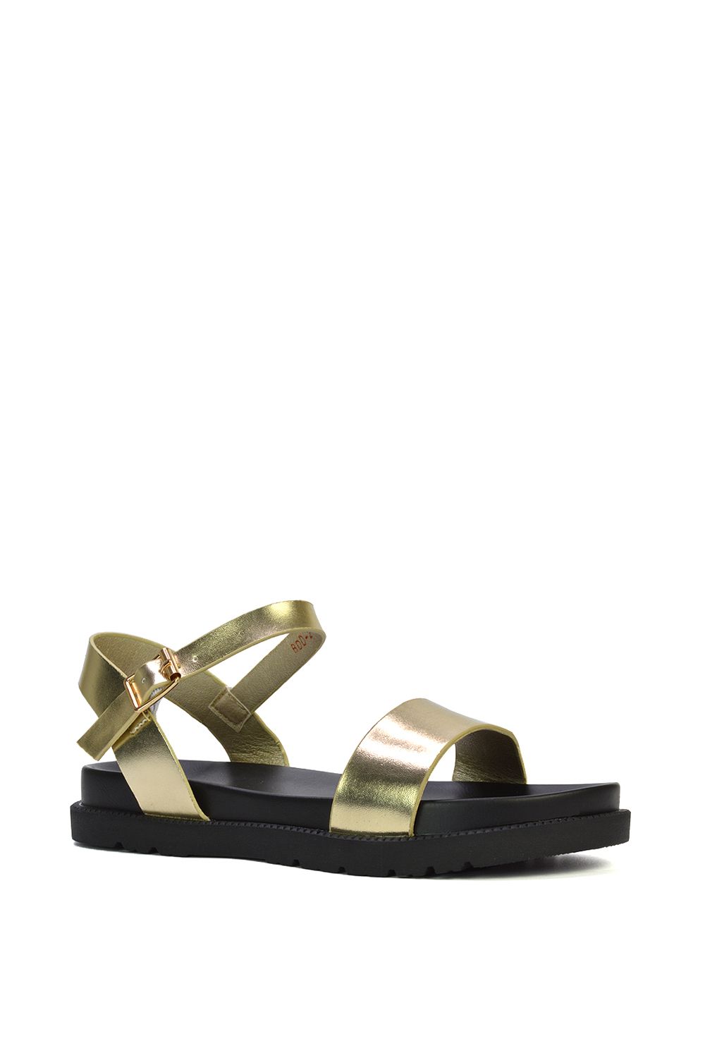 XY London 'Grace' Two Strap Open Toe Platform Sandal Shoes image 2