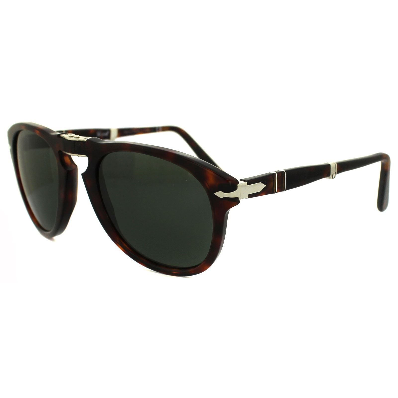 Persol Wrap Havana Crystal Green 714 Sunglasses image 2