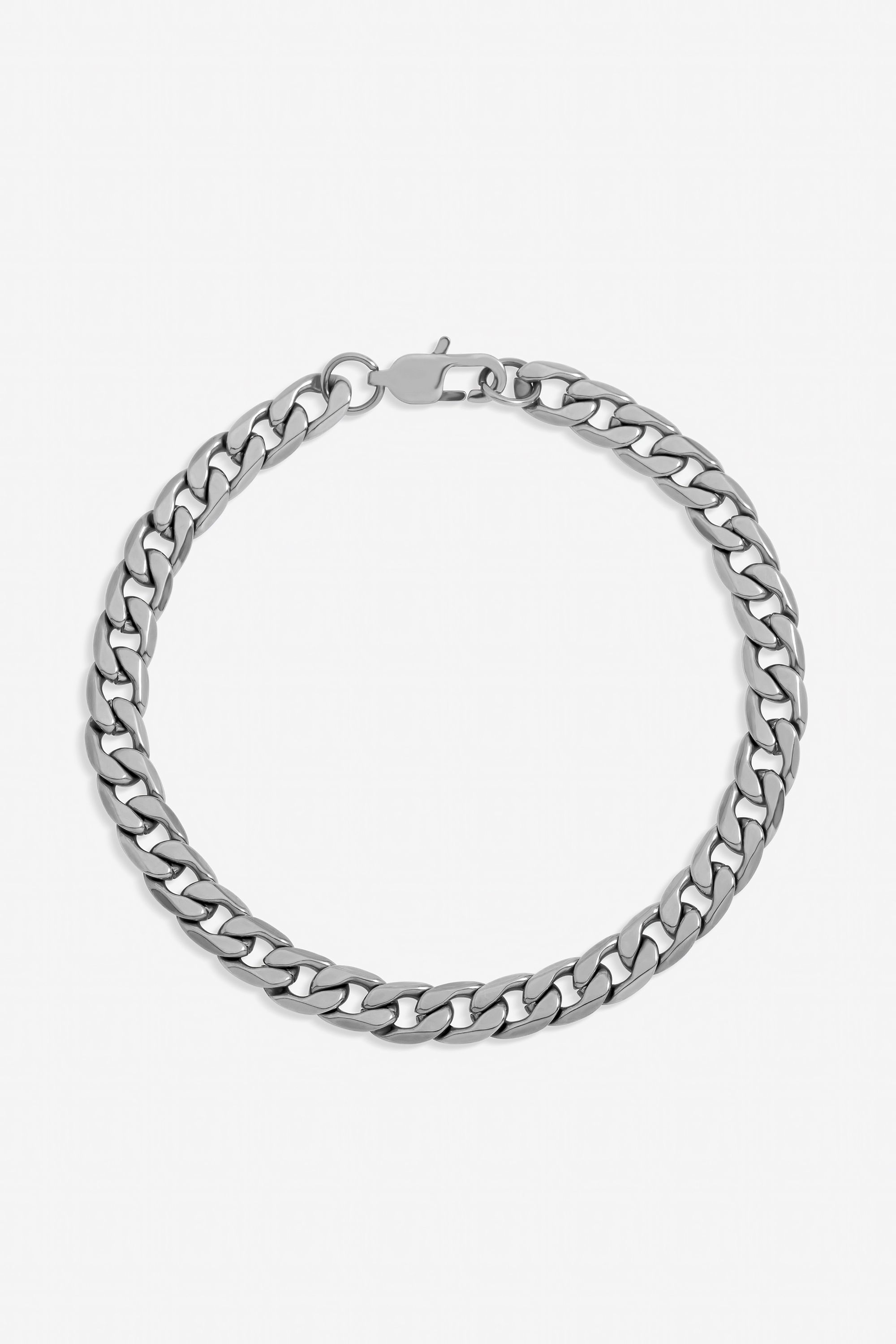 Inicio Men's Steel Waterproof Curb Chain Bracelet - Gift Pouch