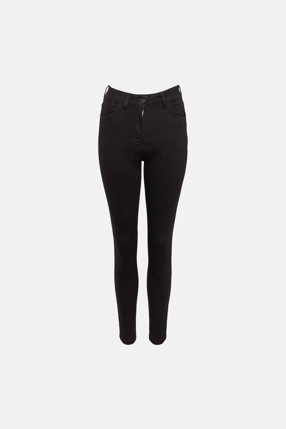 Oasis Short Lily High Rise Skinny Jean Black image 4