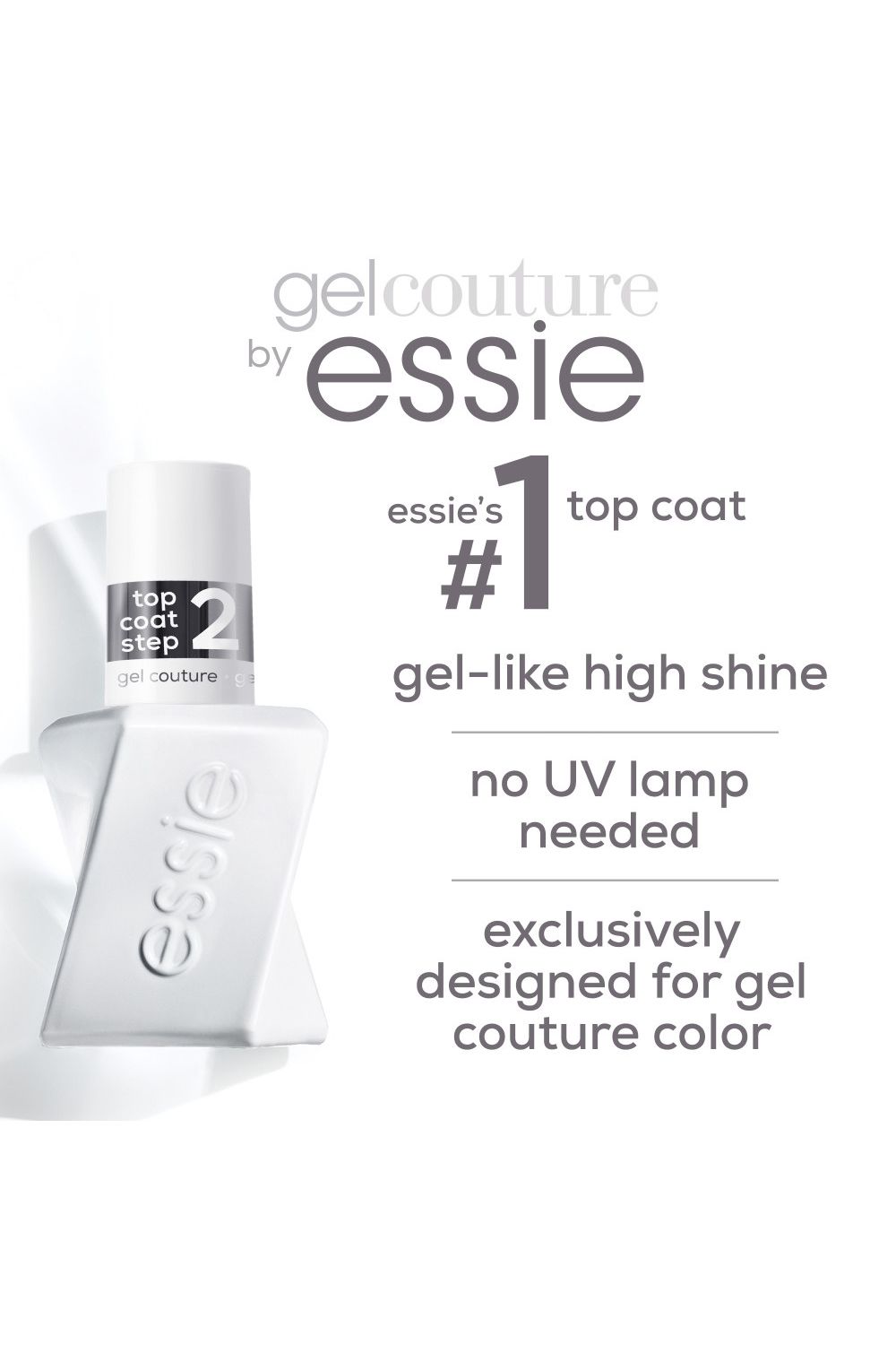 Essie Gel Couture Gel-Like Nail Polish-Gel Top Coat image 4