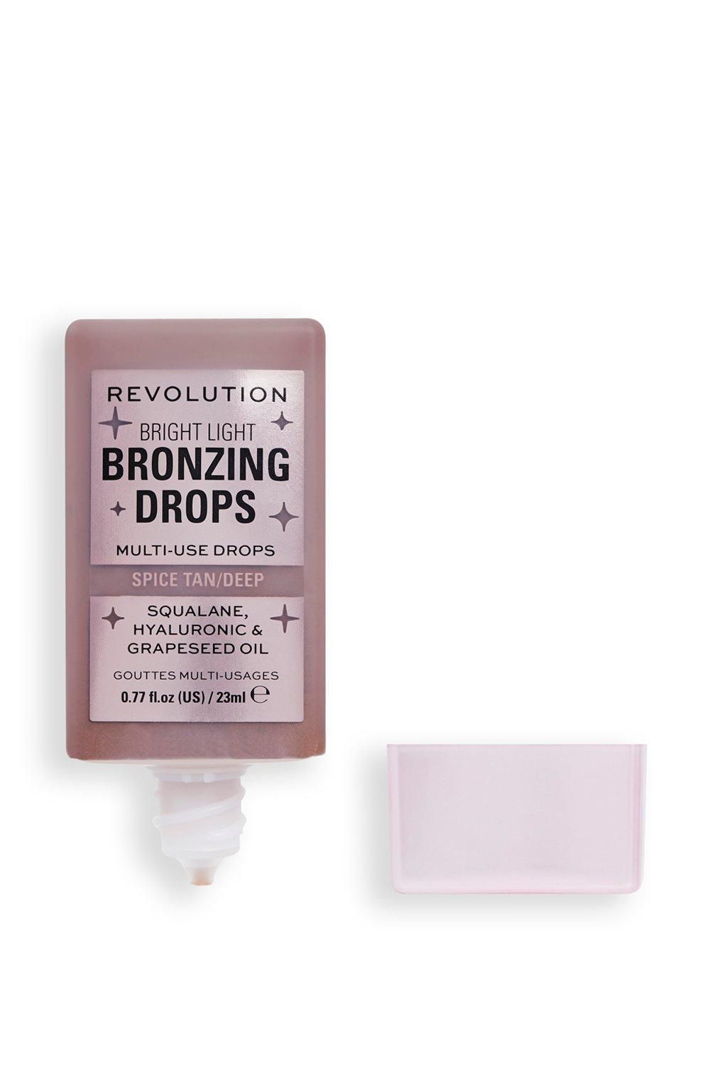 Revolution Bright Light Bronzing Drops Deep Bronze Spice image 2