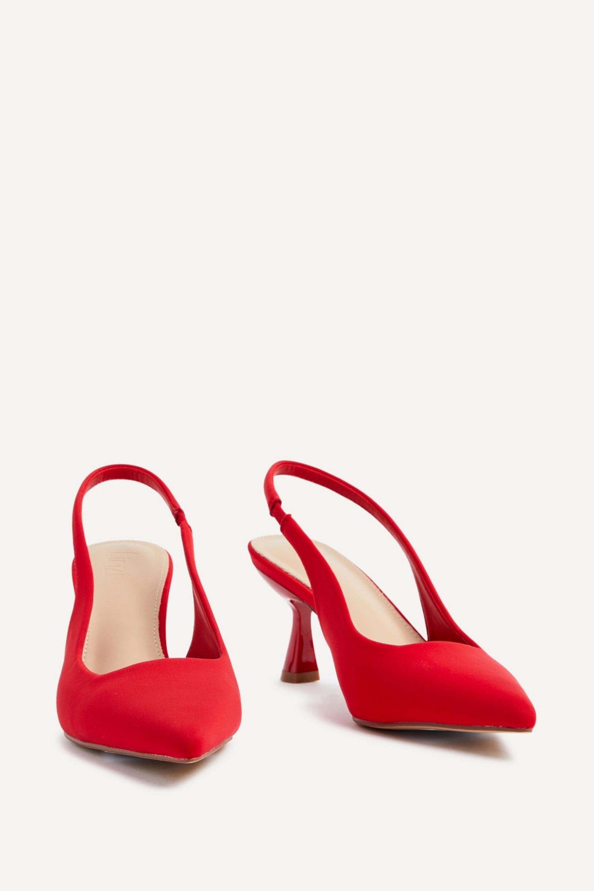 Linzi Presley Red Lycra Court Heels image 3