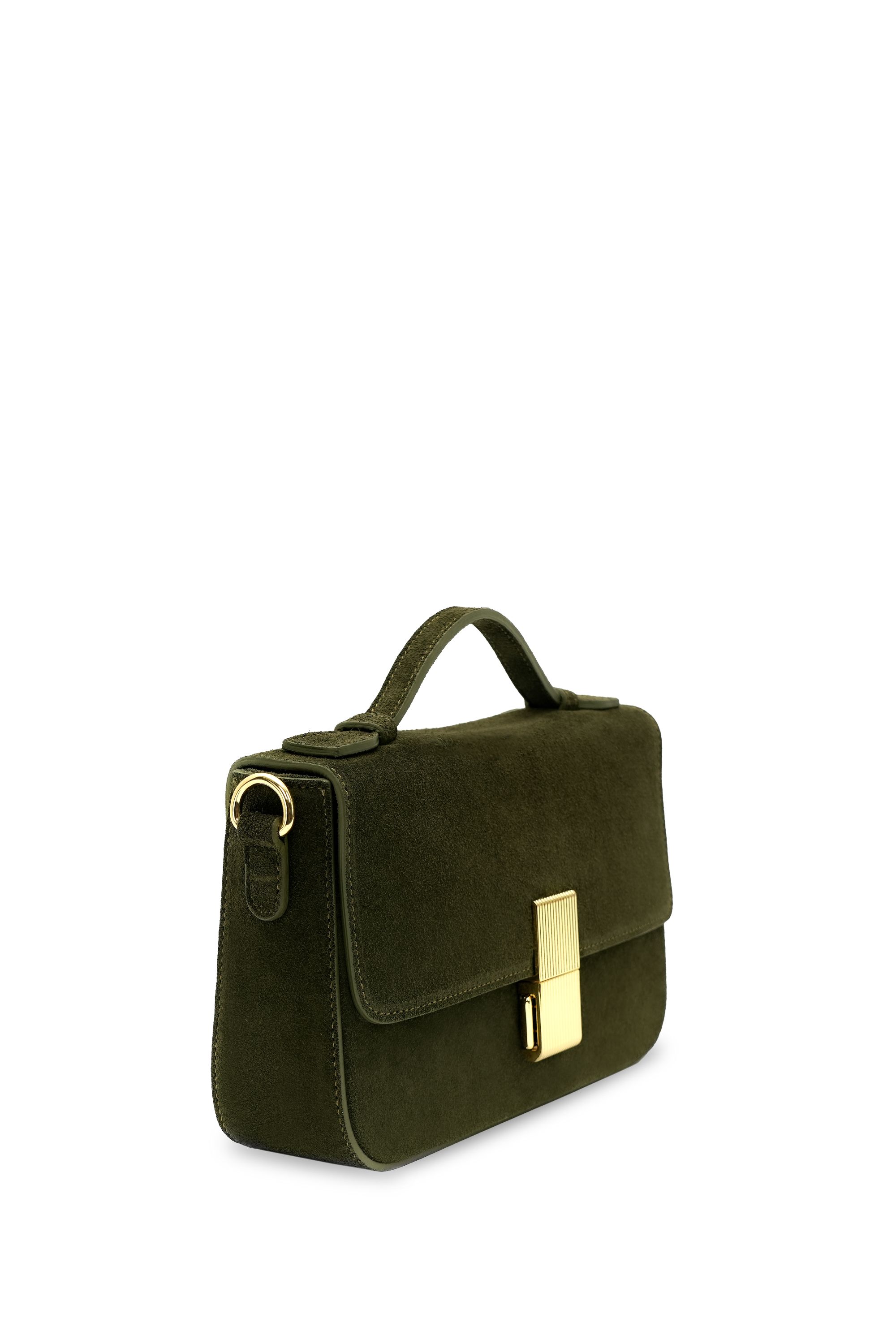 Apatchy London The Flora Suede Top Handle Bag image 3