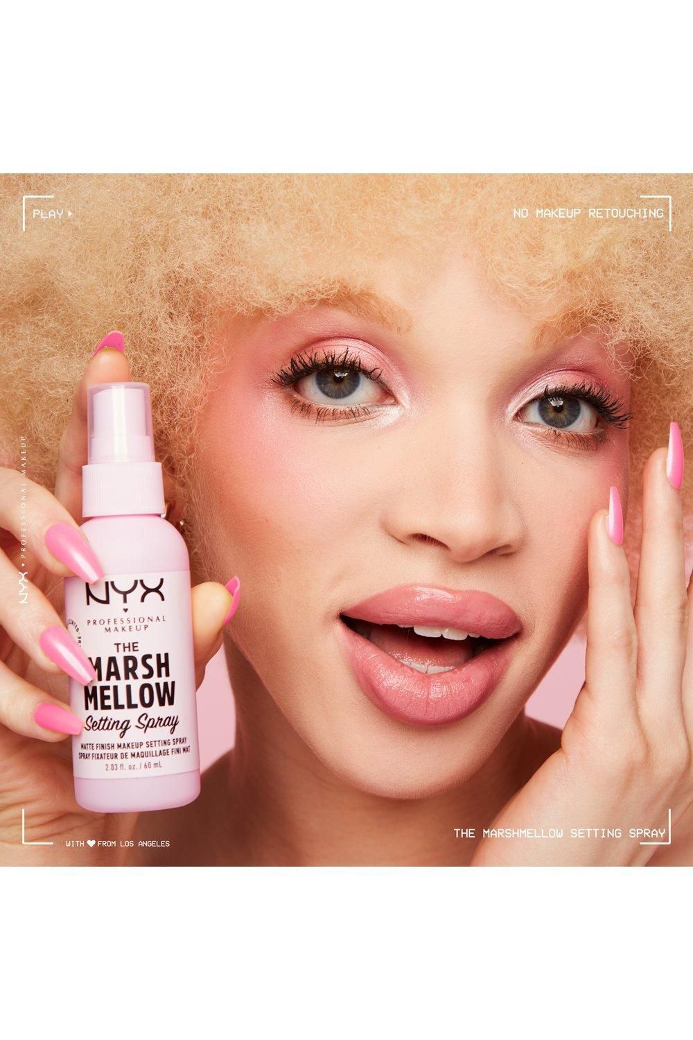 NYX Professional Makeup Marshmellow Matte Setting Spray Multi image 3