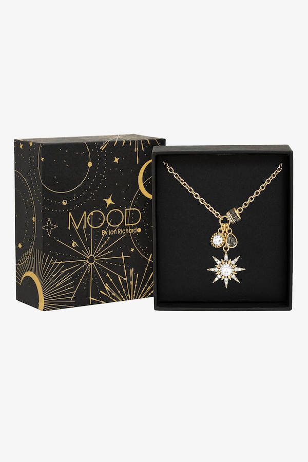 Mood Gold Plated Celestial Pendant Gift Boxed