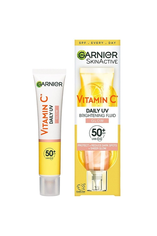 Garnier Vitamin C Daily UV Brightening Fluid Sheer Glow, SPF50+ Multi