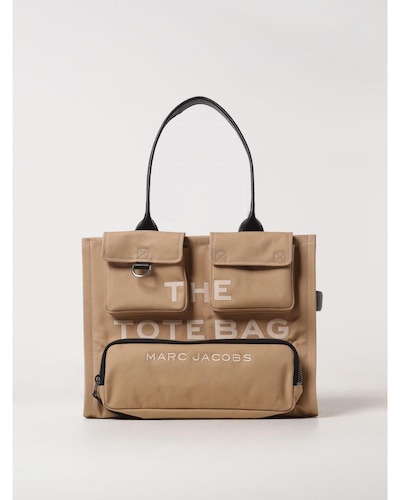 Marc Jacobs The Tote Bag Canvas Tote Wo - Beige