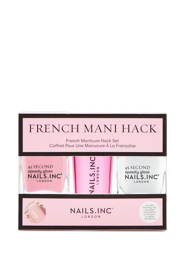 Nails Inc French Mani Hack Nail Polish Duo Multi