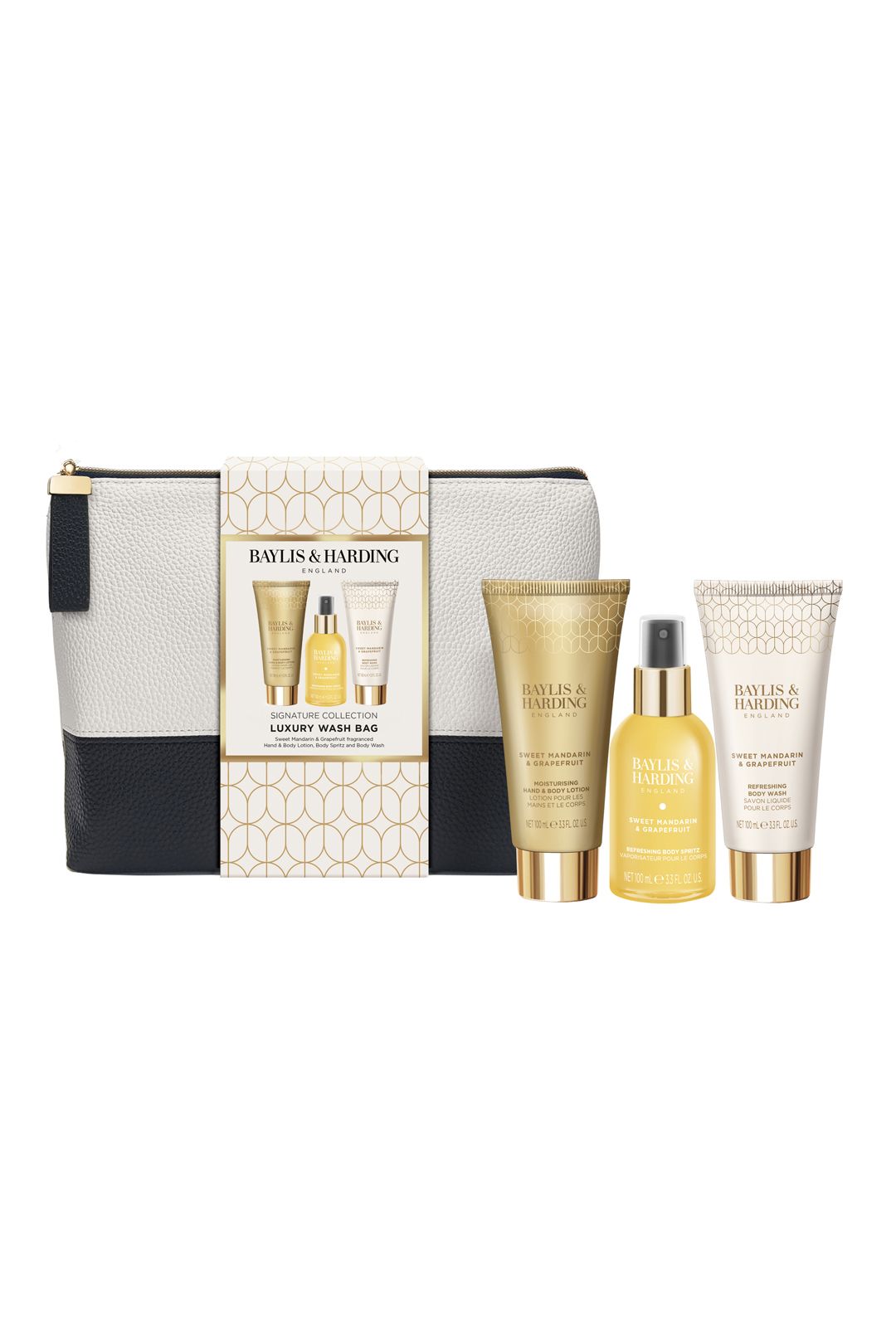 Baylis & Harding Sweet Mandarin & Grapefruit Luxury Wash Bag Gift Set Multi image 3