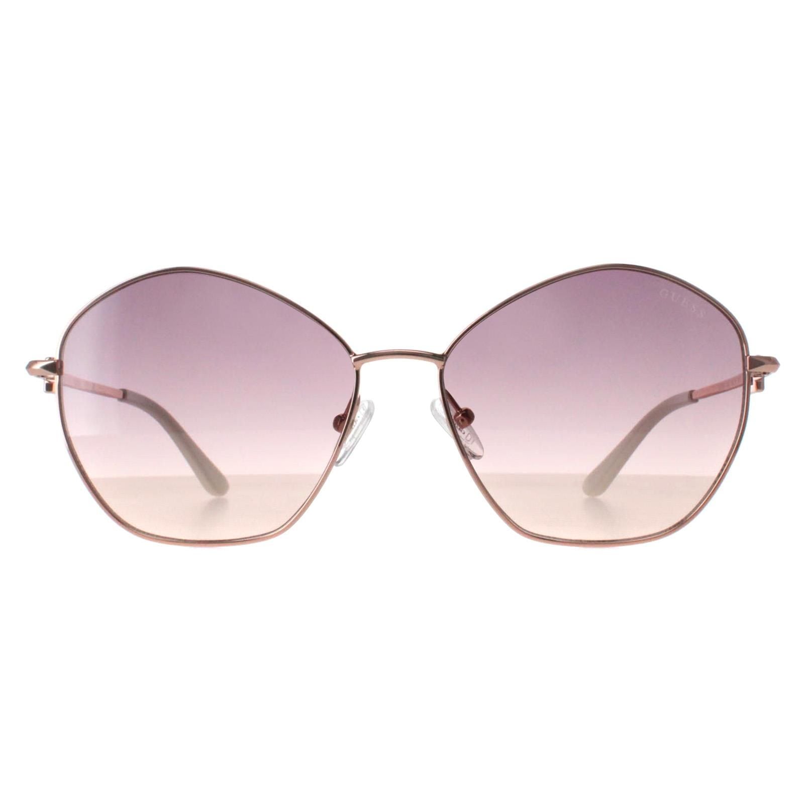 Guess Square Shiny Rose Gold Rose Gradient GU7907 image 1