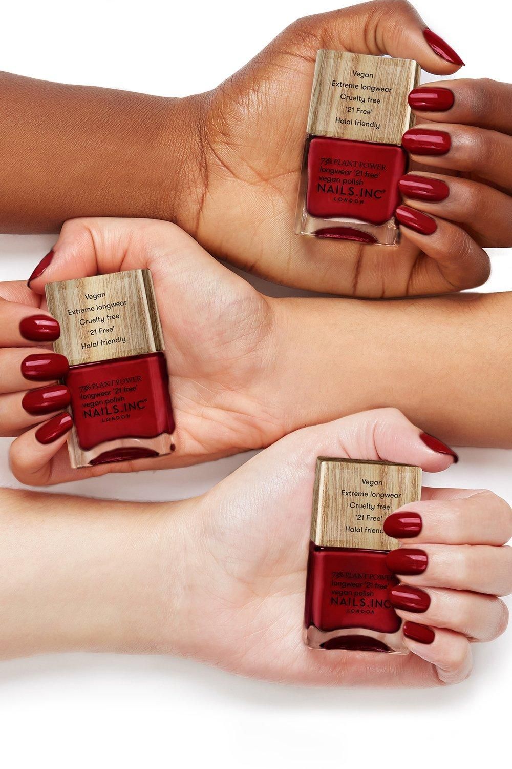 Nails Inc 73% Plant Power Vegan Nail Polish (Various Shades) Swear By Salutation image 4