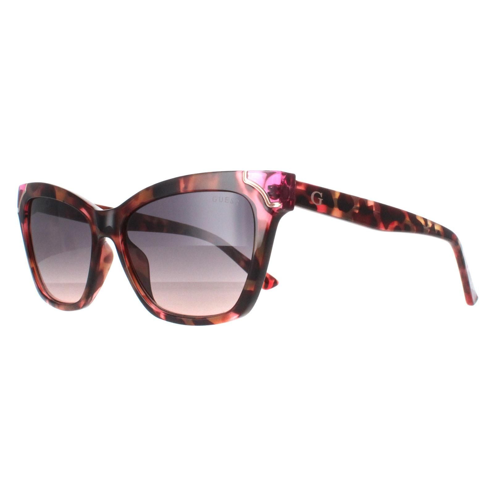 Guess Rectangle Pink Havana Smoke Gradient GU7840 image 2