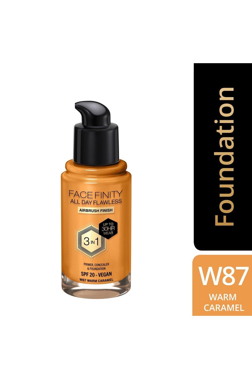 Max Factor Facefinity All Day Flawless 3 in 1 Vegan Foundation Warm Caramel image 2