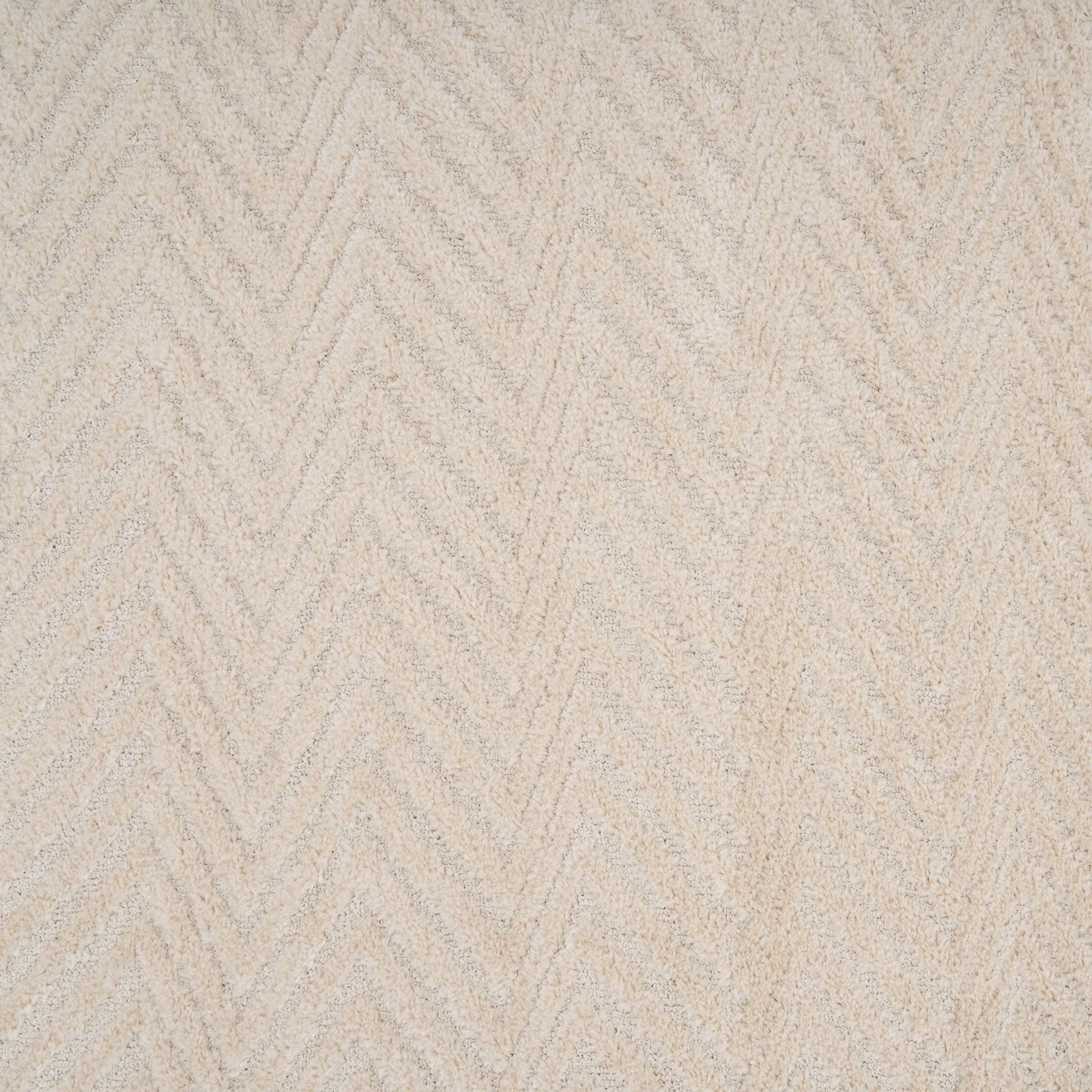 Kukoon Oatmeal Beige Chevron Soft Pile Area Rug image 6
