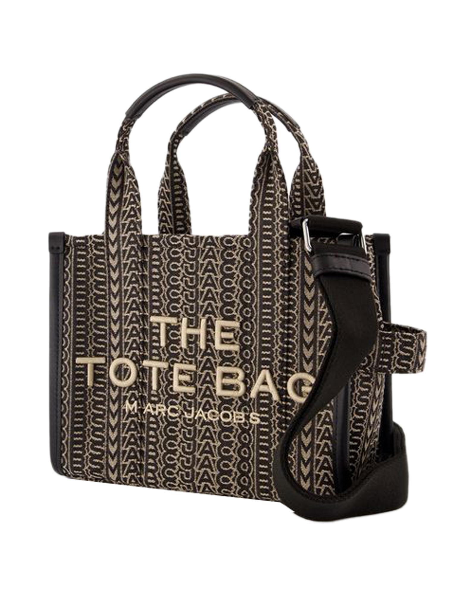 Marc Jacobs The Tote Bag Mini Canvas Tote Wo - Brown | Beige image 2