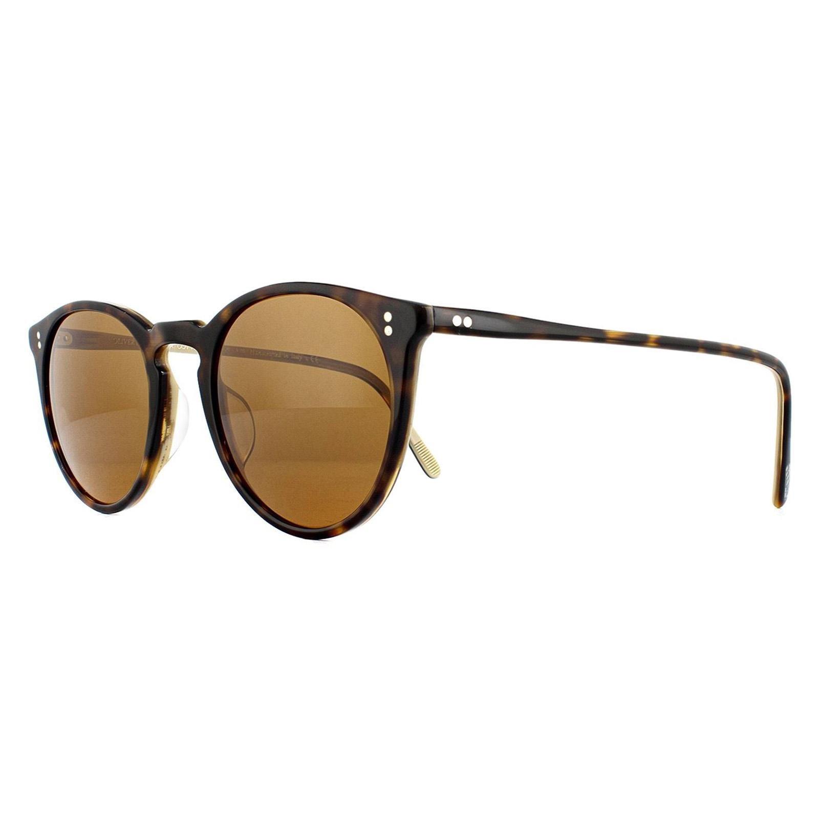 Oliver Peoples Round Horn Brown Sunglasses image 2